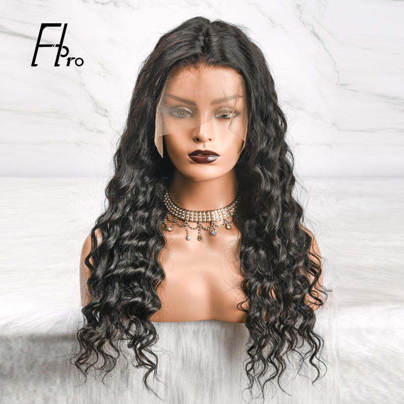 Wholesale 13x6 Lace Front Wig Free Part Hair Loose Curly Natural Color